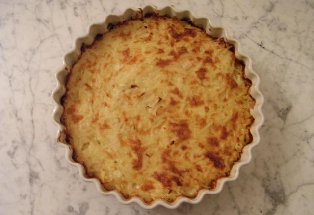 Gâteau de pommes de terre râpées