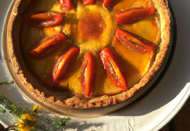 Tarte ensoleillée