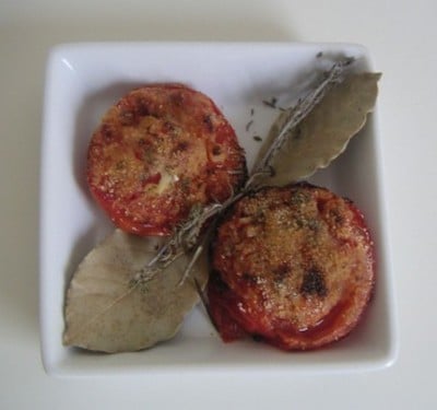 Tomates au four