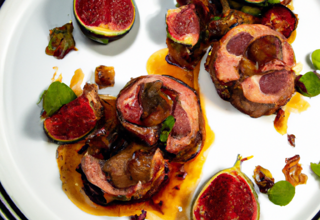 Filet mignon de porc aux figues et miel