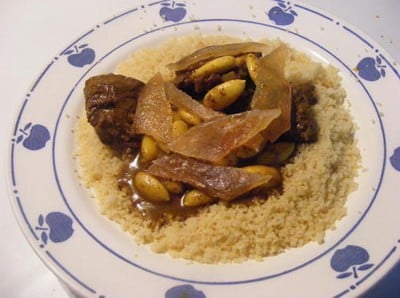 Tajine aux amandes et citron confit