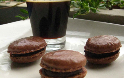 Macarons au chocolat intense