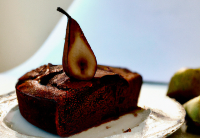 Cake chocolat / Poire