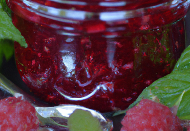 Confiture de framboises facile