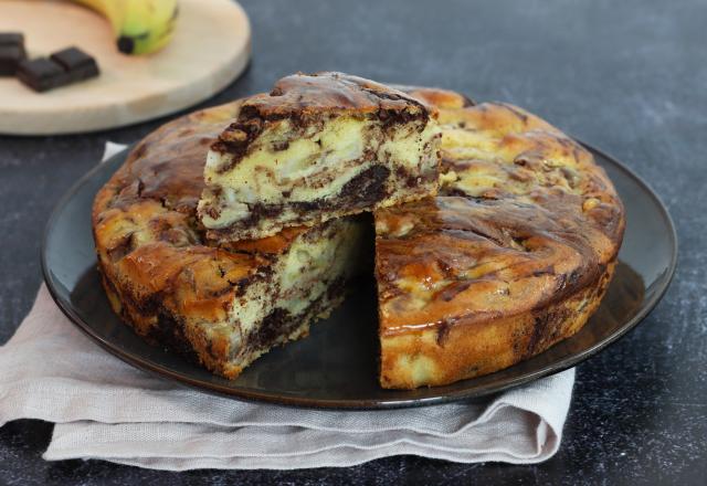 Gâteau à la banane et au chocolat