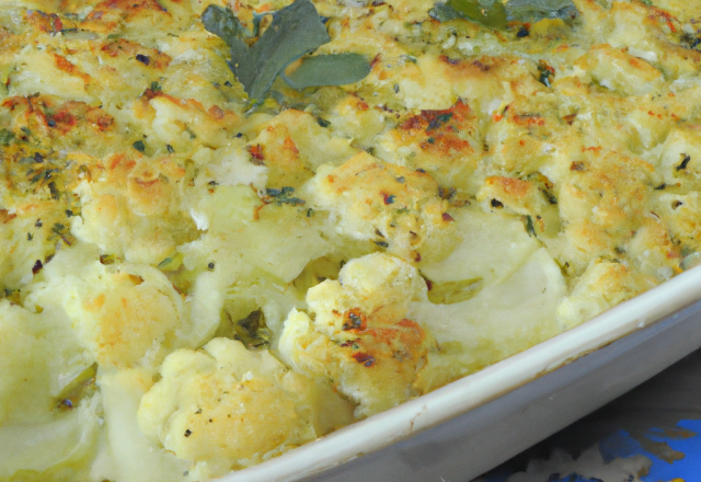 Gratin de chou-fleur maison