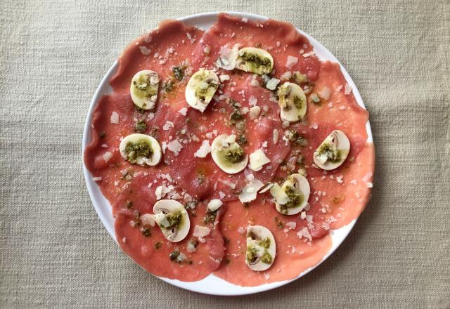 5 façons de pimper  un carpaccio