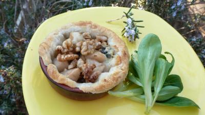 Tartelettes au roquefort papillon