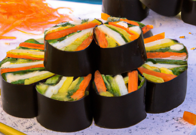 Makis de légumes