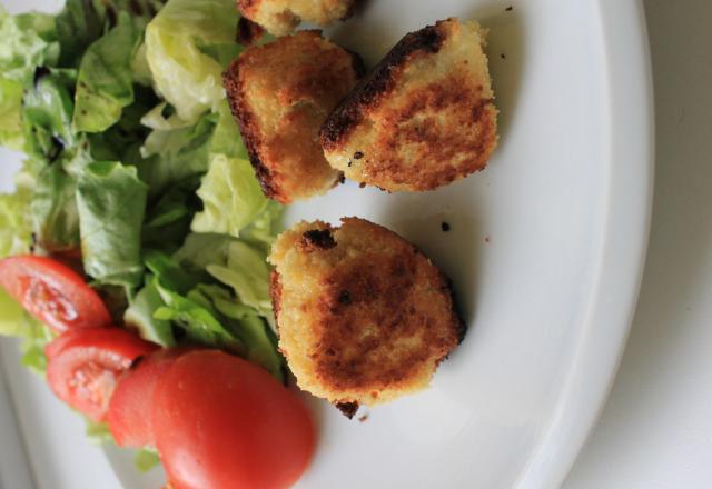 Croquette de ricotta aux tomates séchées et basilic