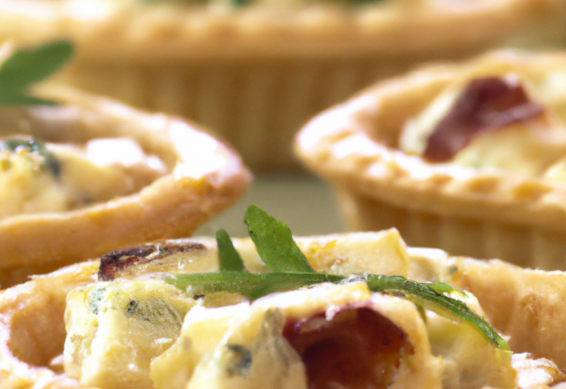 Tartelettes au Roquefort