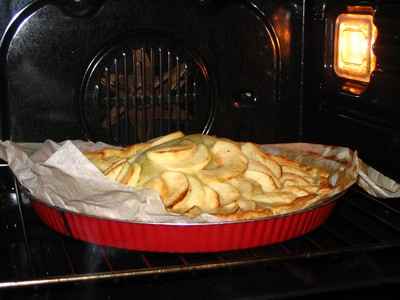 Tarte aux pommes et compote en pâte feuilletée