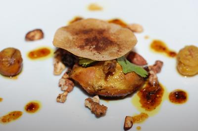 Pastilla de Cailles, Noisettes et Noix Snackés