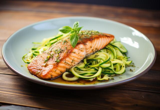 On a trouvé la recette idéale pour le printemps, des tagliatelles de courgettes et saumon fumé !