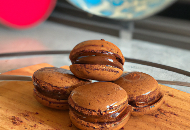 Macarons au chocolat faciles et rapides