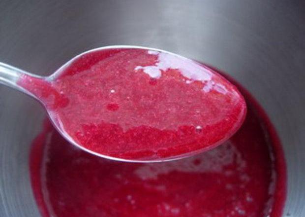 Véritable coulis aux framboises