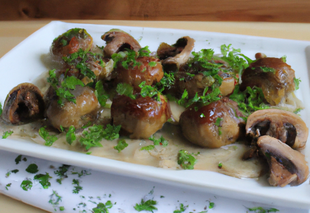 Boulettes aux champignons