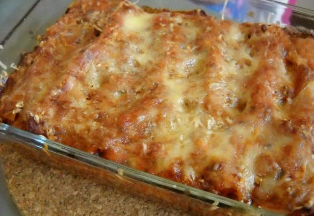 Cannelloni à la bolognaise traditionnels