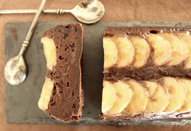 Fondant chocolat banane et avocat