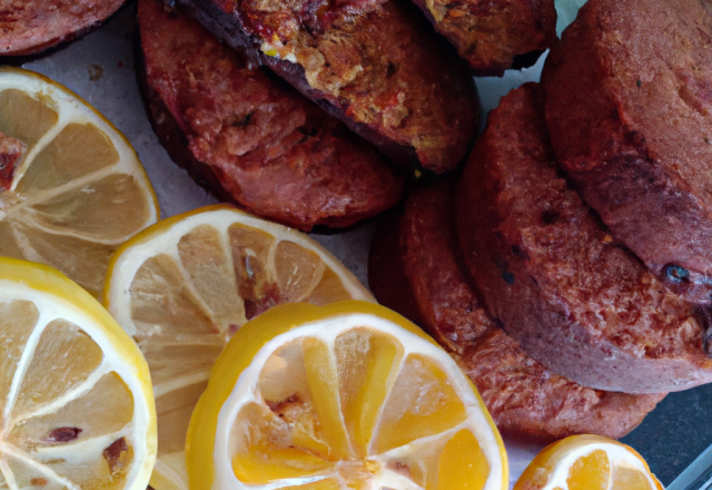 Cakes fruits secs et citron