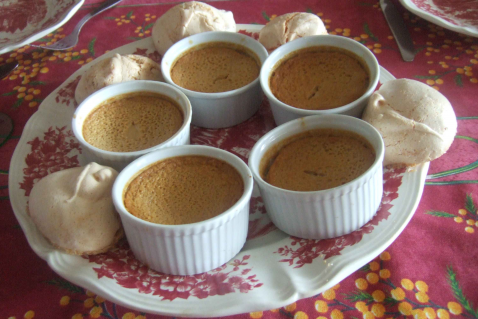 Crème brûlée à la chicorée