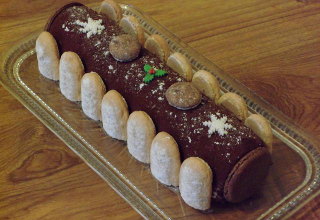 Bûche de Noël façon Tiramisu