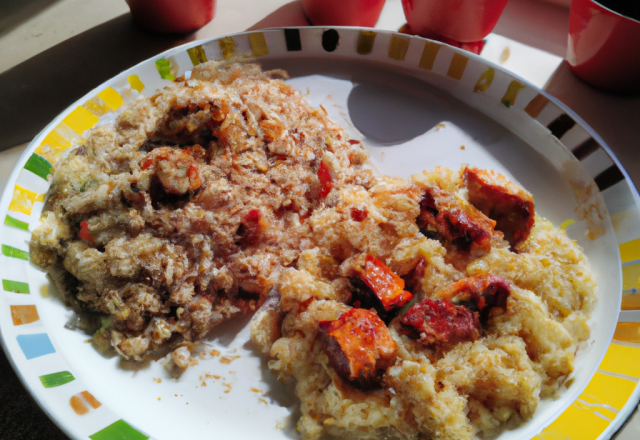 Risotto de quinoa au thon et chorizo