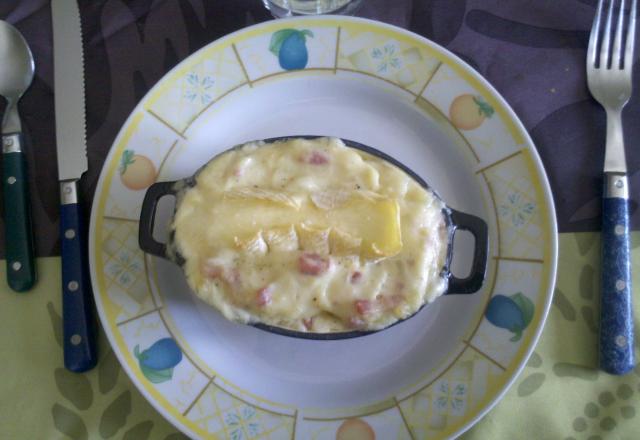 Mini-cocotte tartiflette