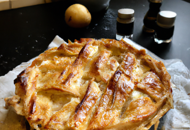 Tourte feuilletée 'Ile-de-France'