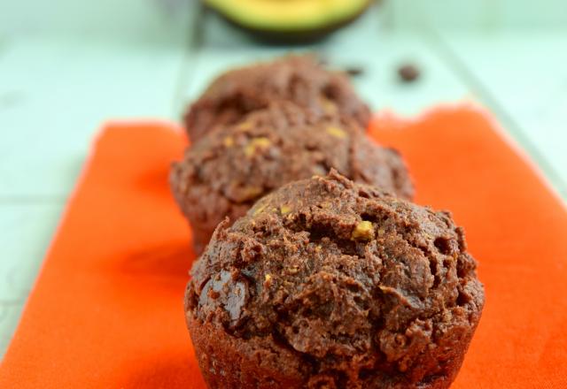 Muffins au chocolat et à l'avocat