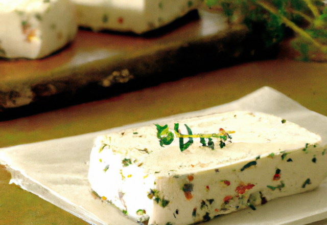 Fromage frais aux herbes fraîches