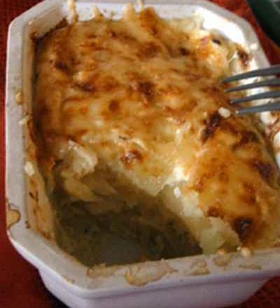 Gratin dauphinois au beurre salé