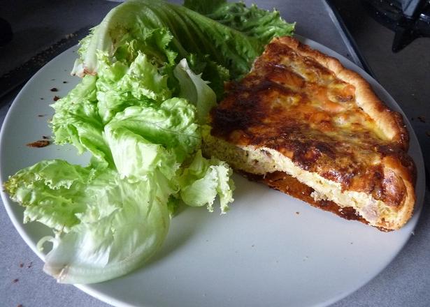 Quiche au thon et saumon fumé