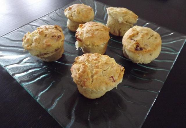 Muffins chévre bacon