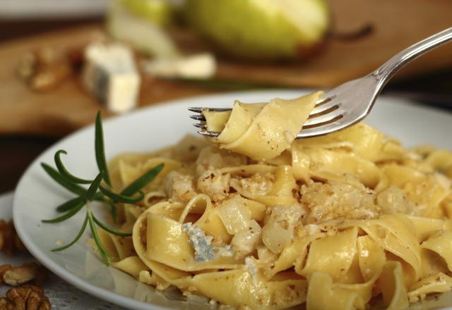 Fettucine aux poires et Gorgonzola