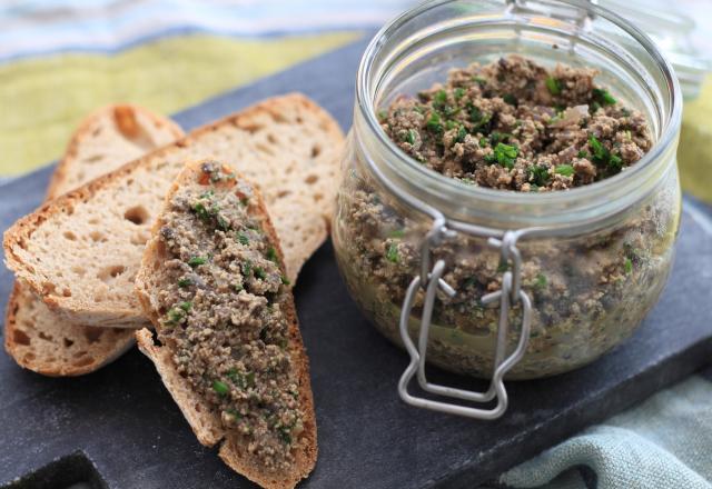 Rillettes végétariennes aux champignons