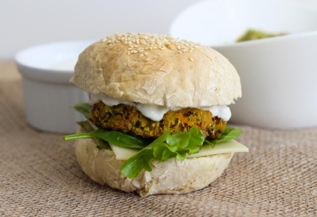 Burgers végétariens au guacamole