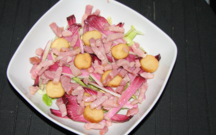 Salade d'endives rouges