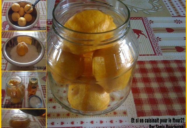 Citrons confits maison