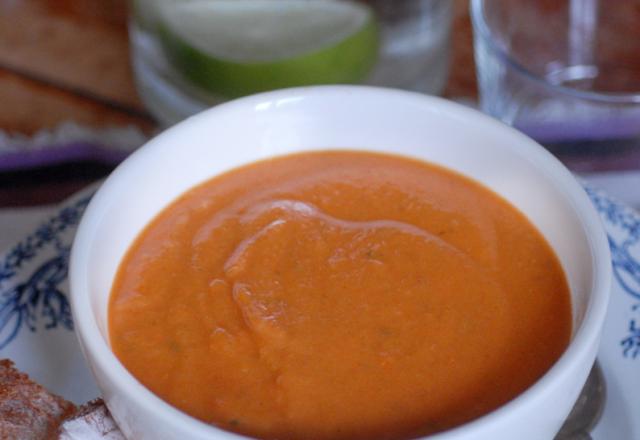 Soupe crémeuse à la tomate