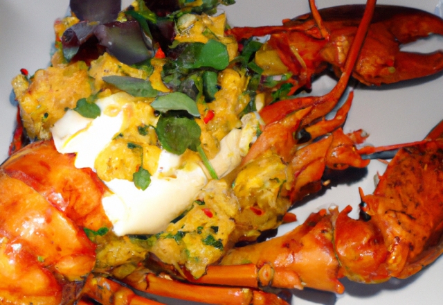 Chapon au homard