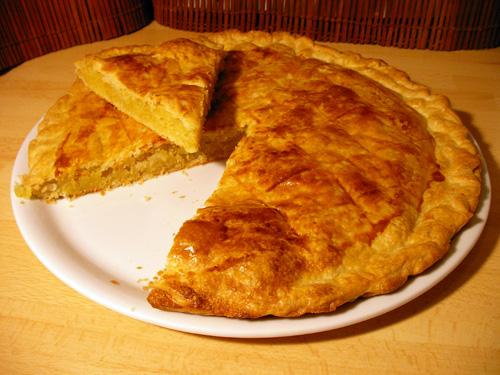 Galette aux amandes effilées