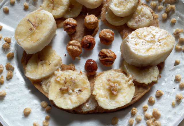 Tartinade aux noisettes et à la banane