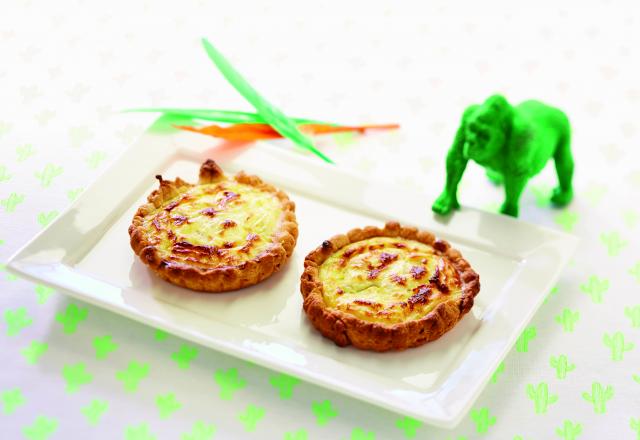 Petites quiches Endives et fromage frais