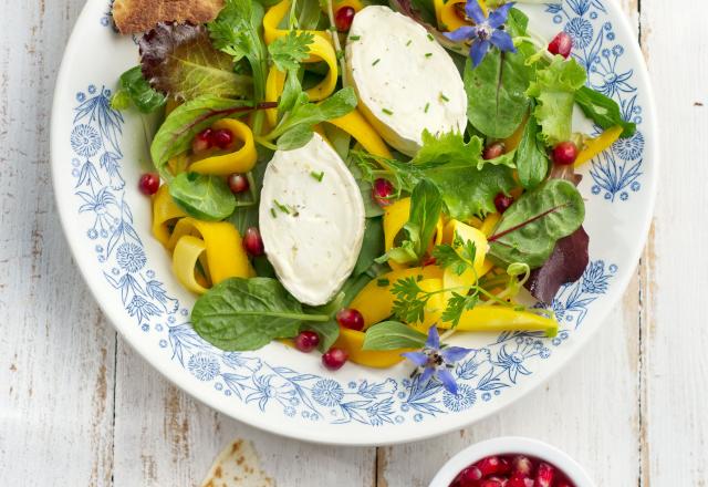 Salade de mangue et  Mini Caprice