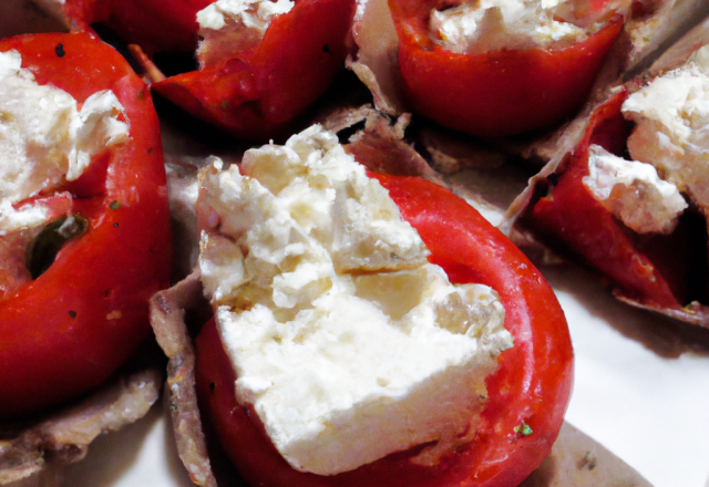 Papillotes de tomates et feta