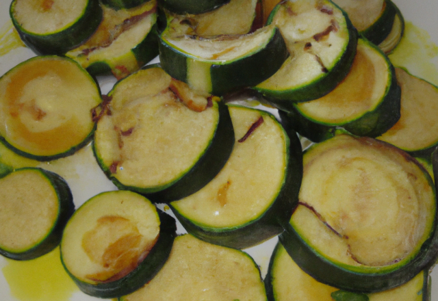 Courgettes au vinaigre