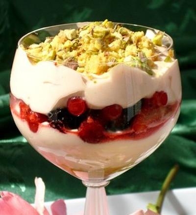 Trifle aux fruits rouges