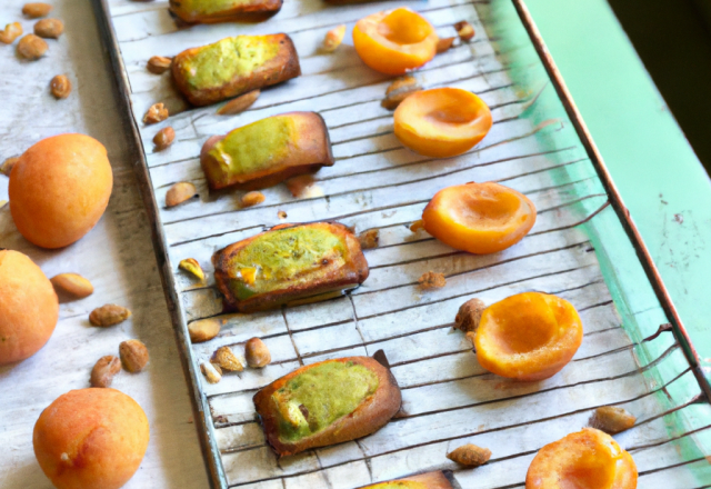 Financiers abricots et pistache