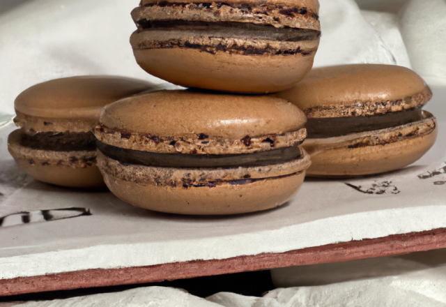 Macarons au chocolat classiques